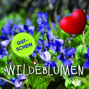 Wildeblumen Gutschein für den Valentinstag
